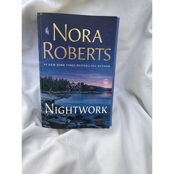 Book- Title Nightwork By Best Selling Author Nora Roberts. Pre-owned Good - Picture 1 of 5